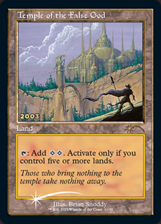 Temple of the False God [30th Anniversary Promos] | Silver Goblin