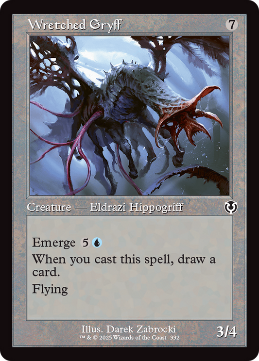 Wretched Gryff (Retro Frame) Foil (332) - Innistrad Remastered