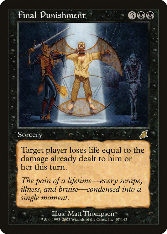 Final Punishment [Scourge] Foil