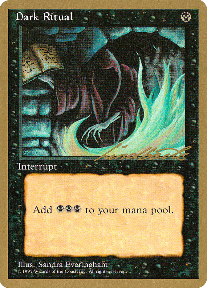 Dark Ritual (Leon Lindback) [Pro Tour Collector Set] | Silver Goblin