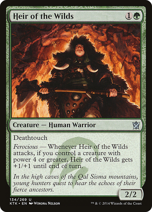 Heir of the Wilds [Khans of Tarkir] Foil