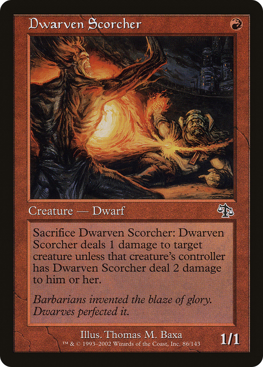 Dwarven Scorcher [Judgment] Foil
