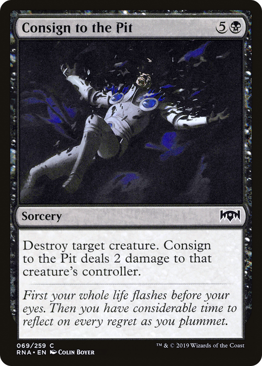 Consign to the Pit [Ravnica Allegiance] Foil