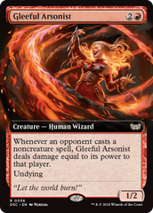 Gleeful Arsonist (Extended Art) [Duskmourn: House of Horror Commander] | Silver Goblin