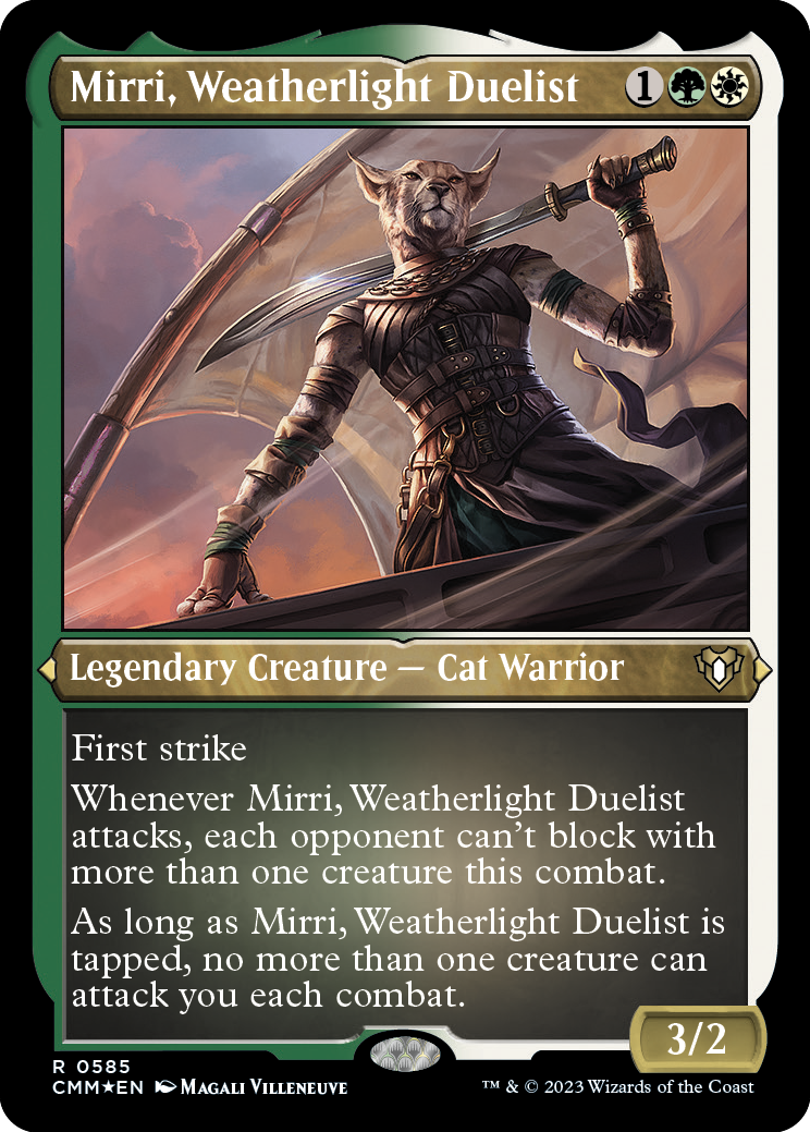 Mirri, Weatherlight Duelist (Foil Etched) [Commander Masters] | Silver Goblin