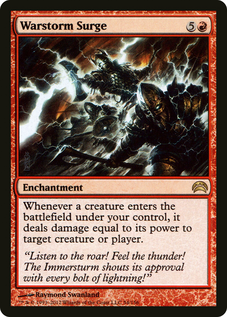 Warstorm Surge (054) Foil - Planechase 2012
