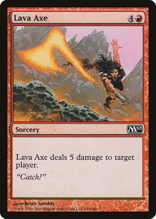 Lava Axe [Magic 2010] Foil