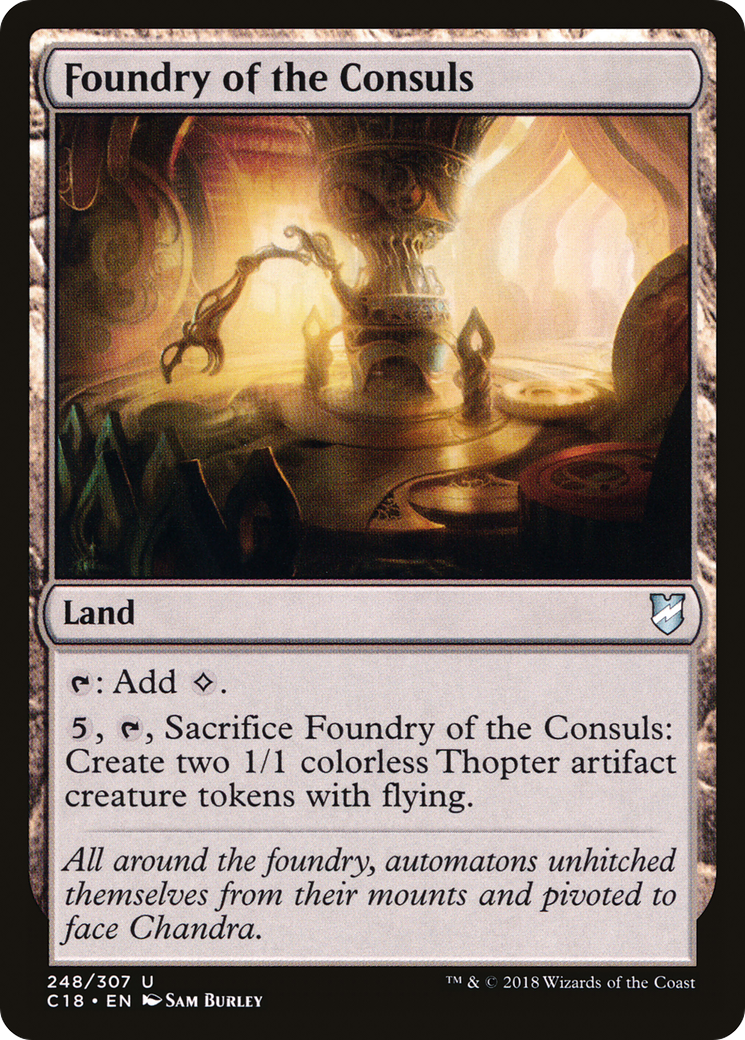 Foundry of the Consuls [Commander 2018] | Silver Goblin