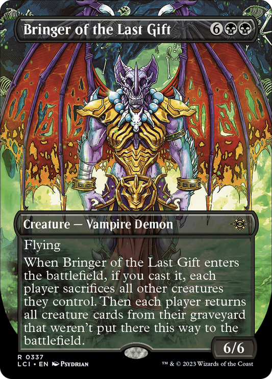 Bringer of the Last Gift (Borderless) [The Lost Caverns of Ixalan] Foil