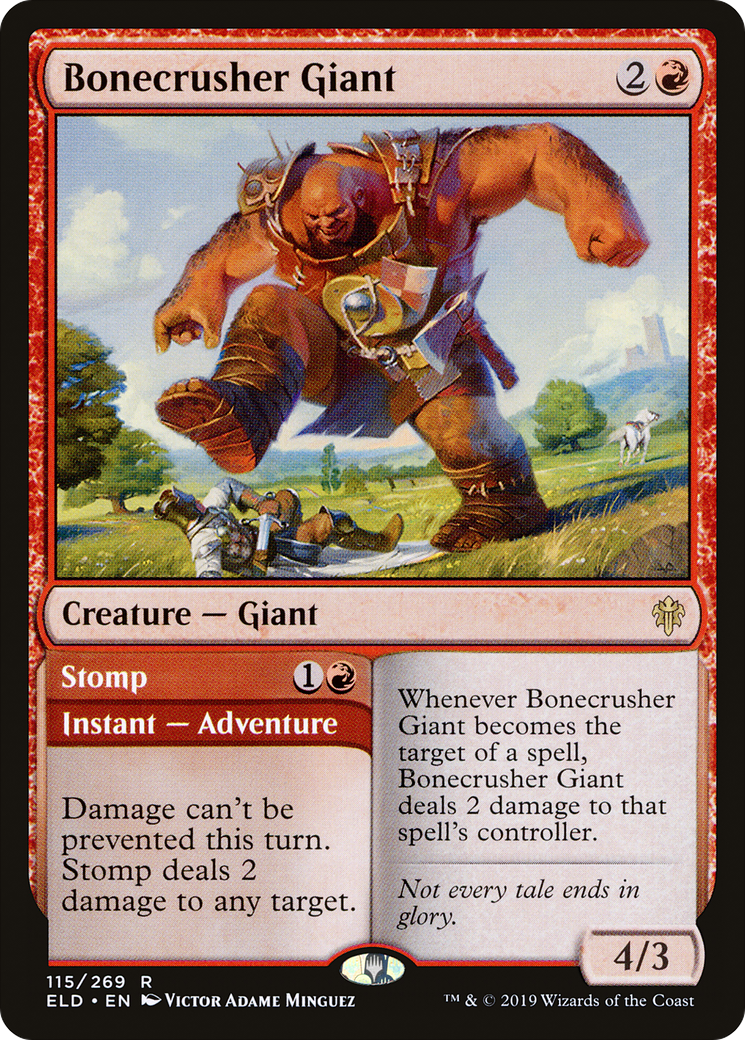 Bonecrusher Giant // Stomp [Throne of Eldraine]