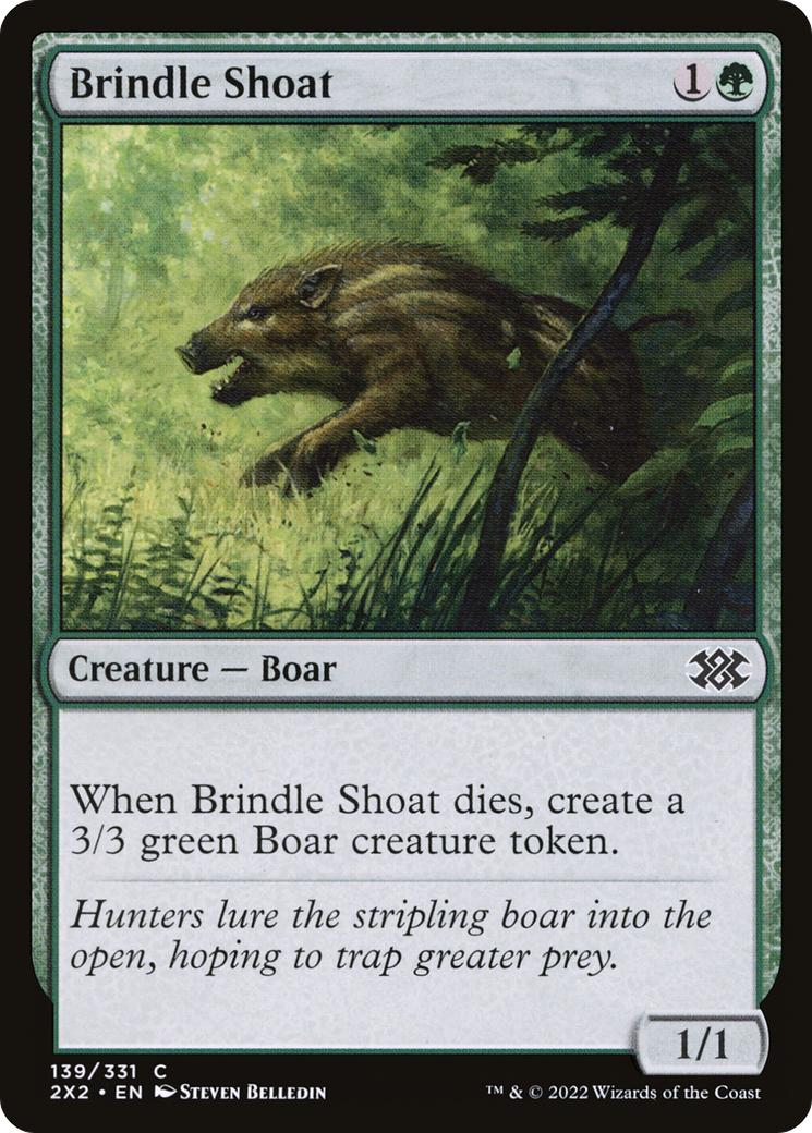 Brindle Shoat [Double Masters 2022] Foil