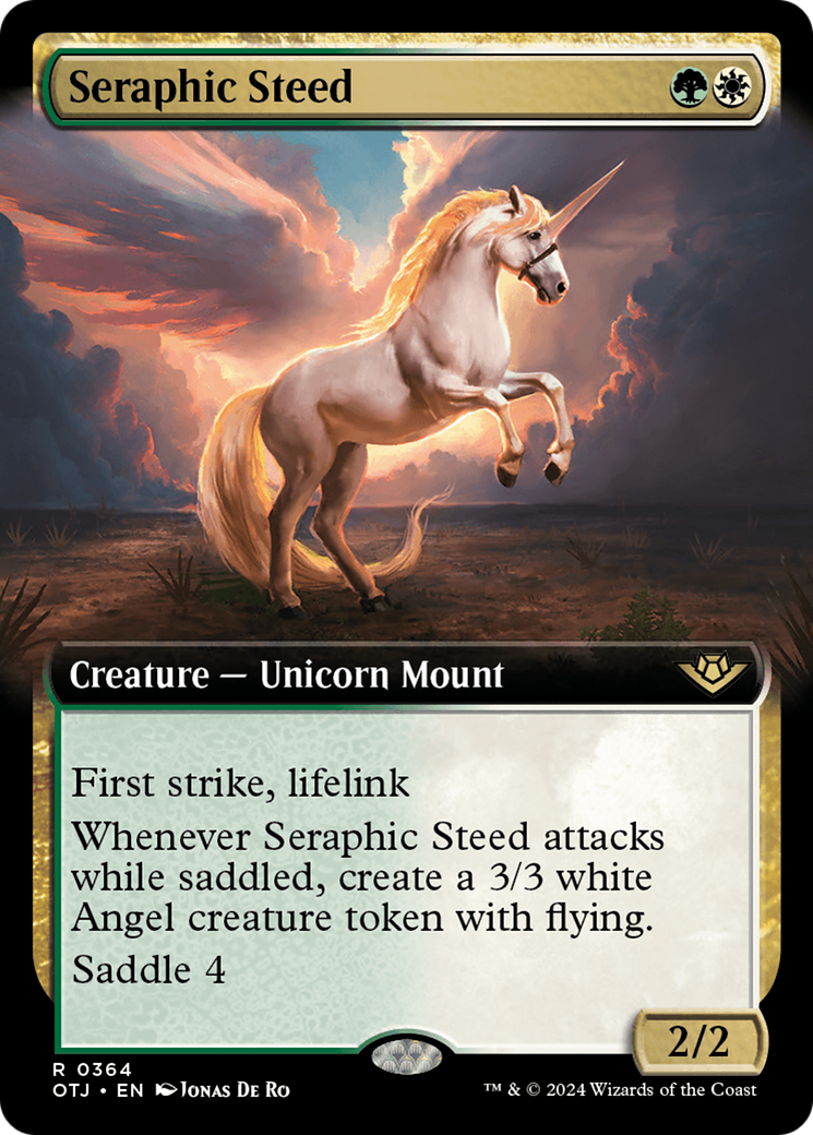 Seraphic Steed (Extended Art) [Outlaws of Thunder Junction] | Silver Goblin