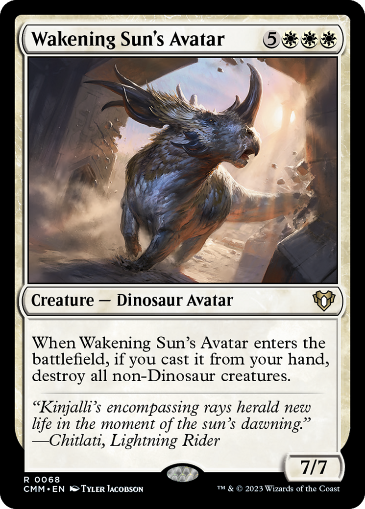 Wakening Sun's Avatar [Commander Masters] | Silver Goblin