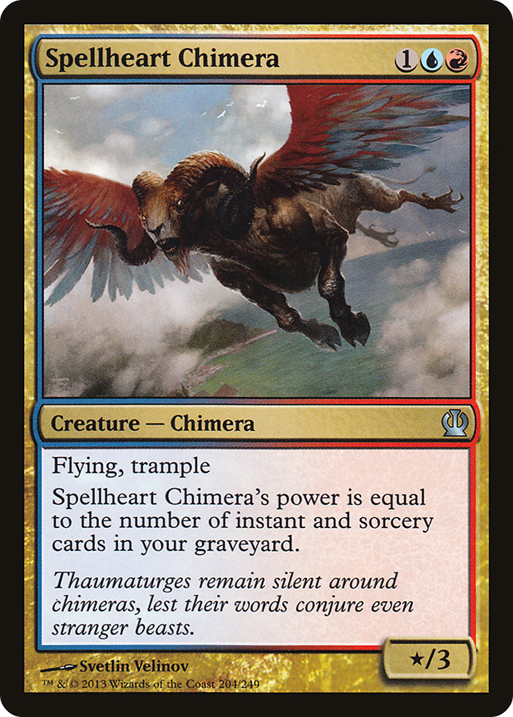 Spellheart Chimera [Theros] | Silver Goblin