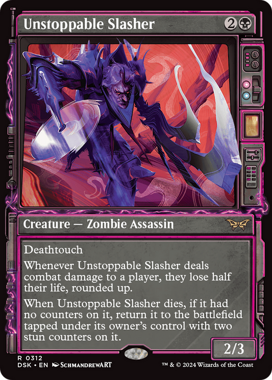 Unstoppable Slasher (Showcase) [Duskmourn: House of Horror] Foil