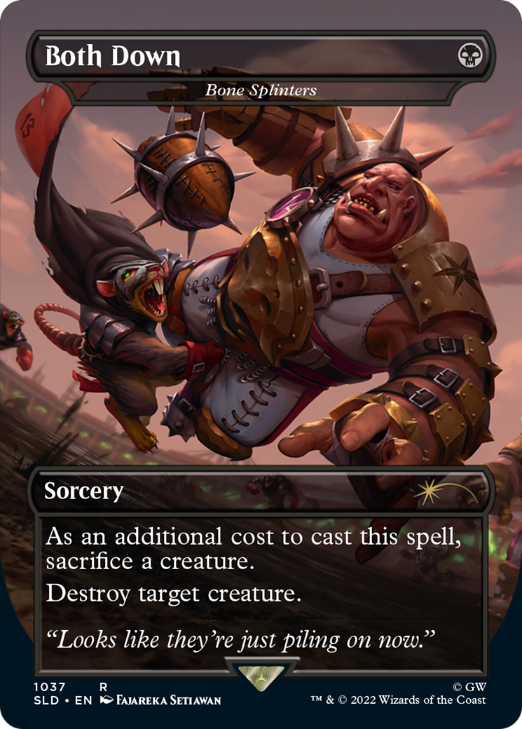 Bone Splinters (Both Down) (1037) Foil - Secret Lair Drop