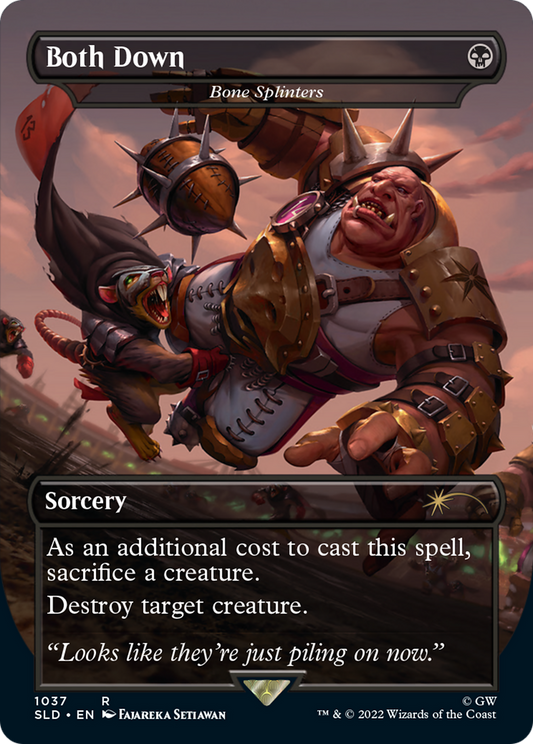 Bone Splinters (Both Down) (1037) Foil - Secret Lair Drop