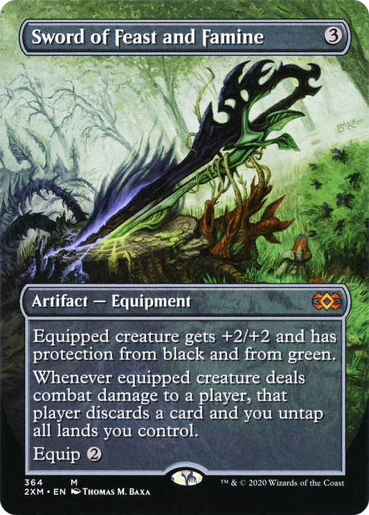 Sword of Feast and Famine (Toppers) [Double Masters] Foil