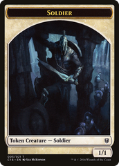 Soldier // Squid Double-Sided Token [Commander 2016 Tokens] | Silver Goblin