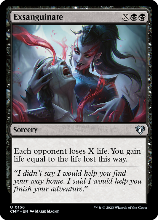 Exsanguinate [Commander Masters] Foil