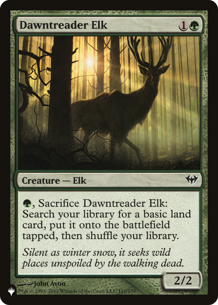 Dawntreader Elk [The List Reprints] | Silver Goblin