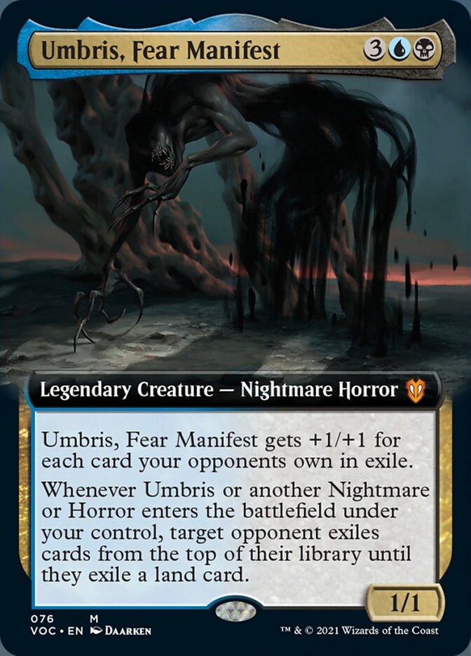 Umbris, Fear Manifest (Extended Art) [Innistrad: Crimson Vow Commander] | Silver Goblin