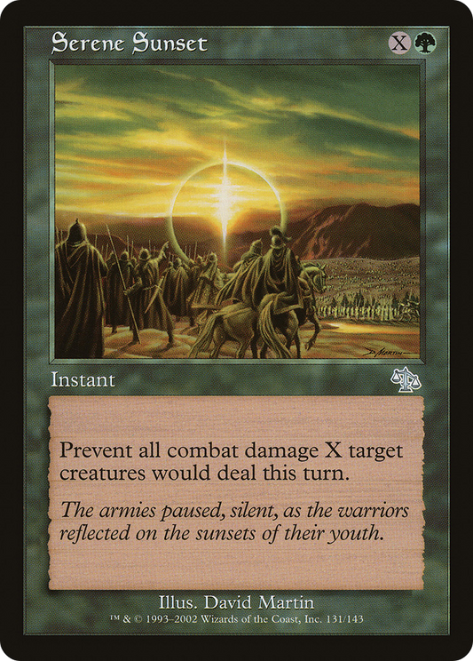 Serene Sunset [Judgment] Foil