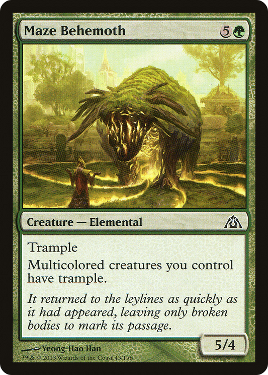 Maze Behemoth [Dragon's Maze] Foil