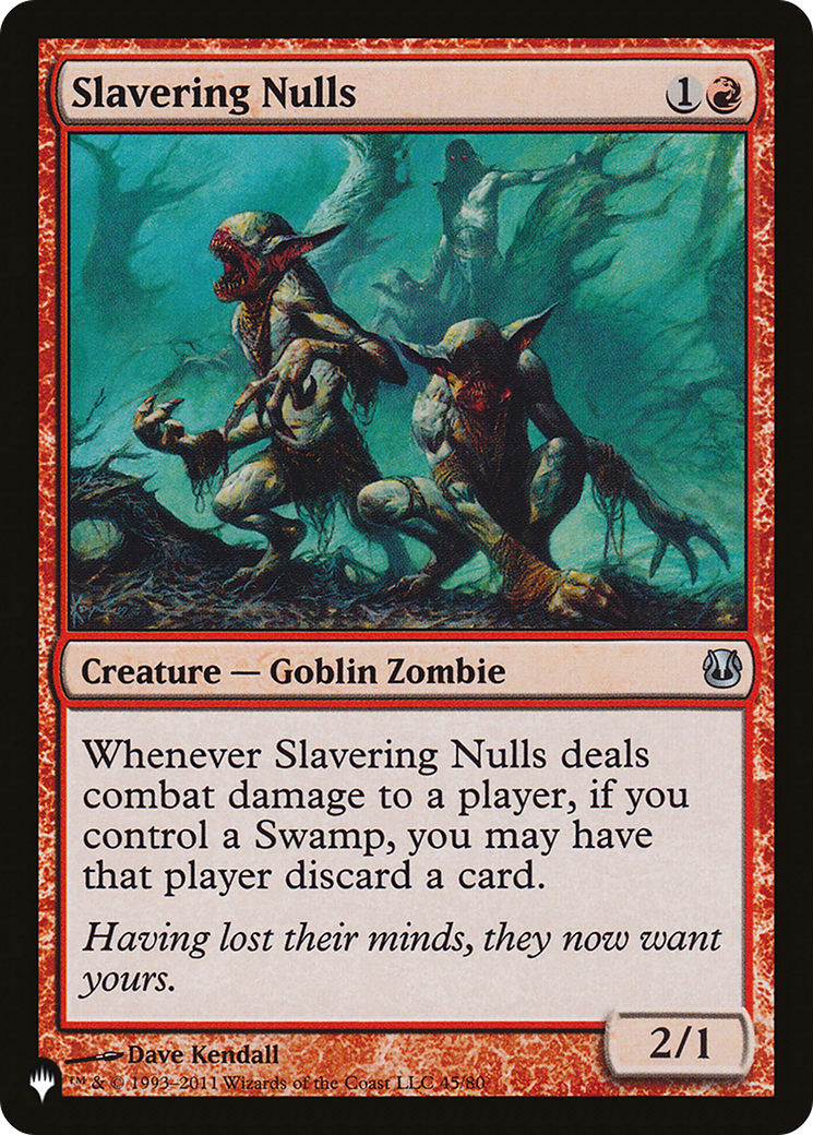 Slavering Nulls [The List Reprints] | Silver Goblin