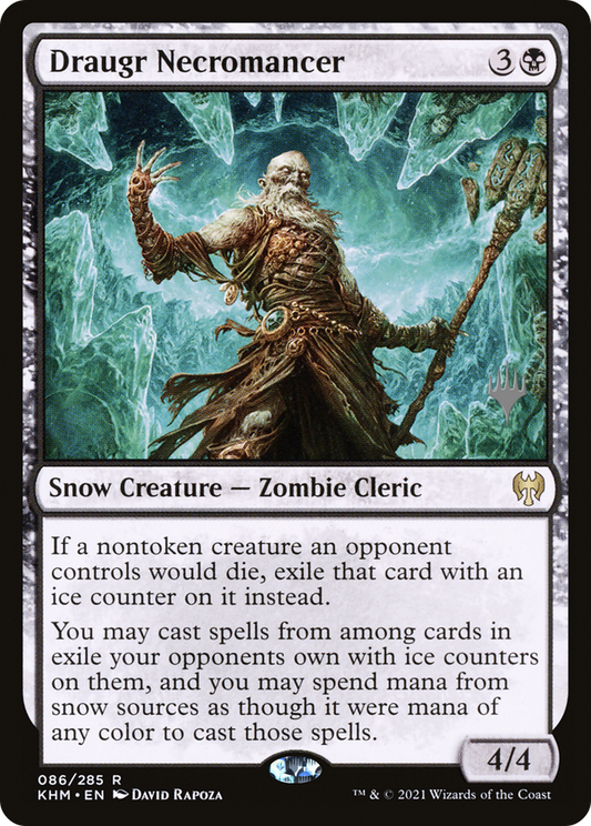 Draugr Necromancer (Promo Pack) [Kaldheim Promos] Foil