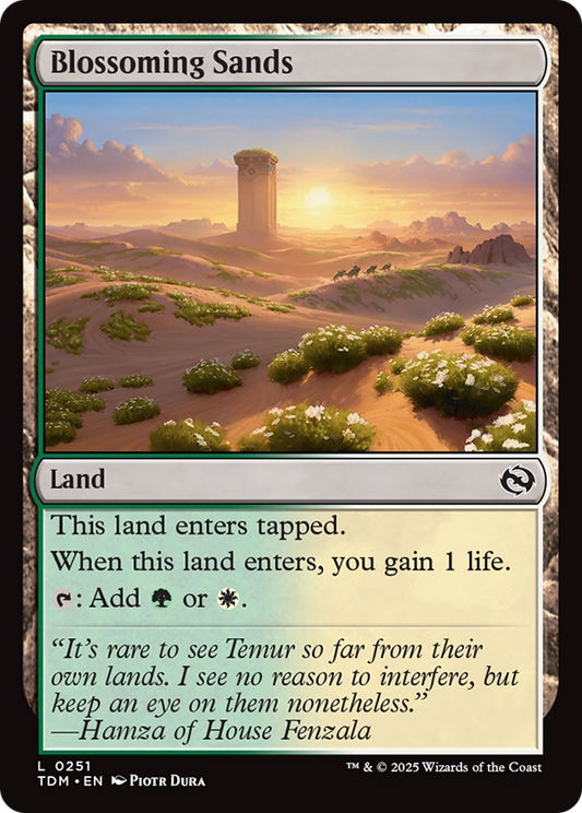 Blossoming Sands Foil (251) - Tarkir: Dragonstorm