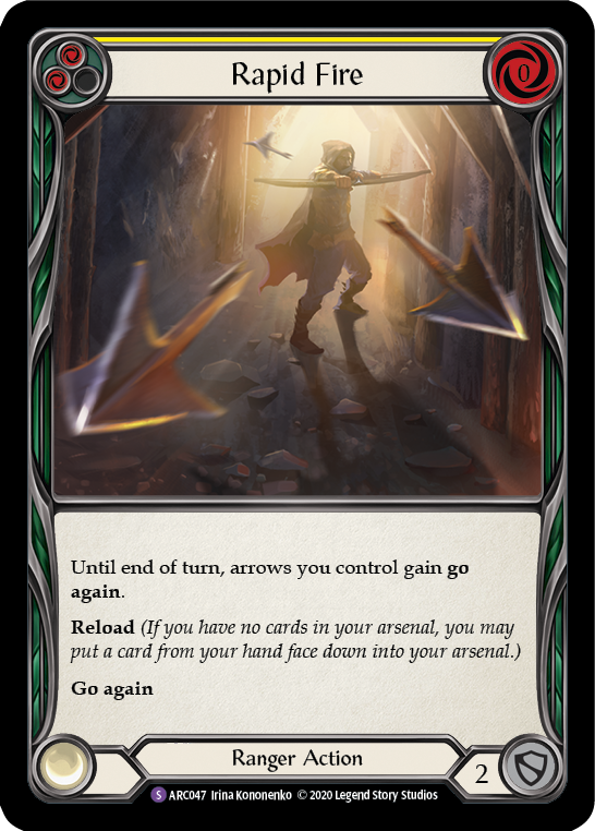 Rapid Fire [U-ARC047] (Arcane Rising Unlimited)  Unlimited Rainbow Foil | Silver Goblin