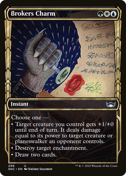 Brokers Charm (Showcase Golden Age) [Streets of New Capenna] Foil