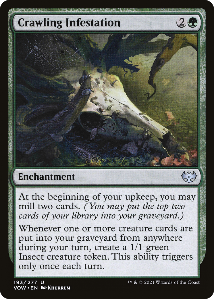 Crawling Infestation [Innistrad: Crimson Vow] Foil