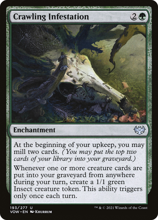Crawling Infestation [Innistrad: Crimson Vow] Foil