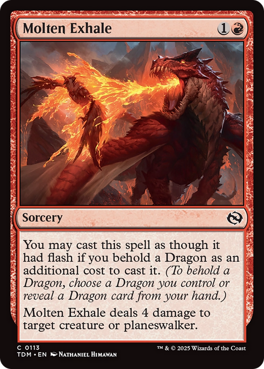 Molten Exhale (113) - Tarkir: Dragonstorm