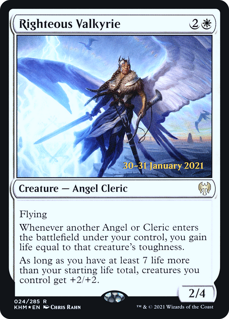 Righteous Valkyrie (024) Foil - Kaldheim Promos