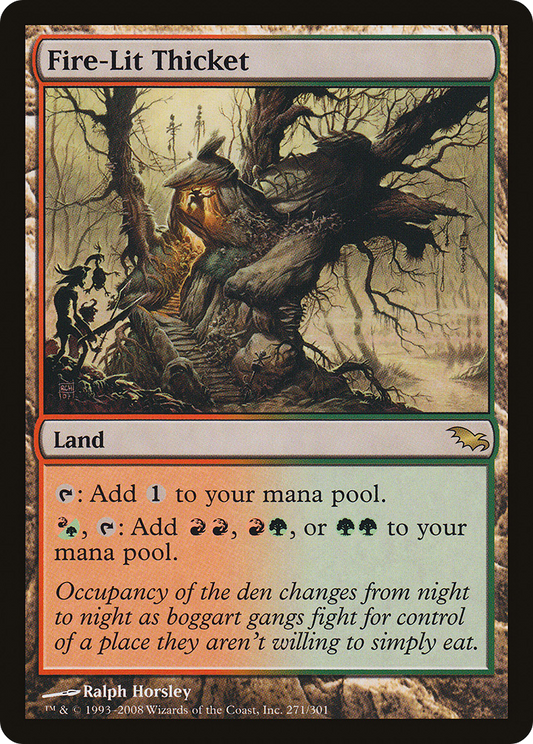Fire-Lit Thicket [Shadowmoor] Foil