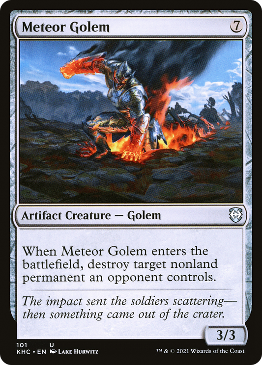 Meteor Golem [Kaldheim Commander]