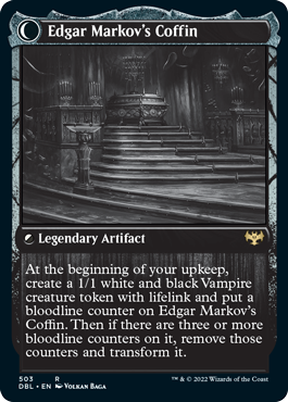 Edgar, Charmed Groom // Edgar Markov's Coffin [Innistrad: Double Feature] Foil