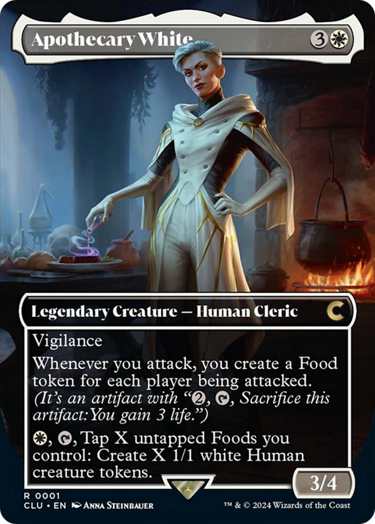 Apothecary White (Borderless) [Ravnica: Clue Edition] | Silver Goblin