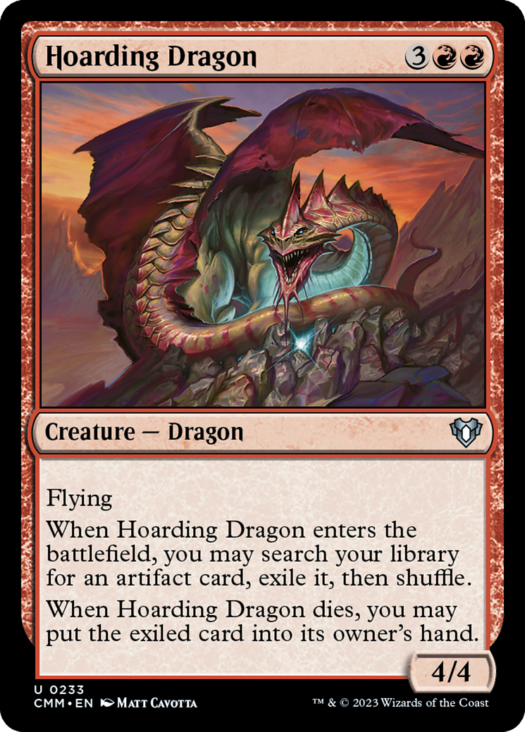 Hoarding Dragon [Commander Masters] | Silver Goblin