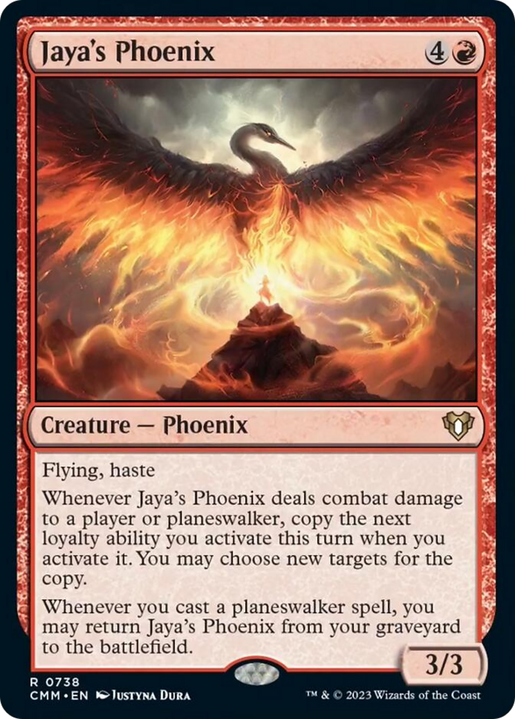 Jaya's Phoenix [Commander Masters] | Silver Goblin