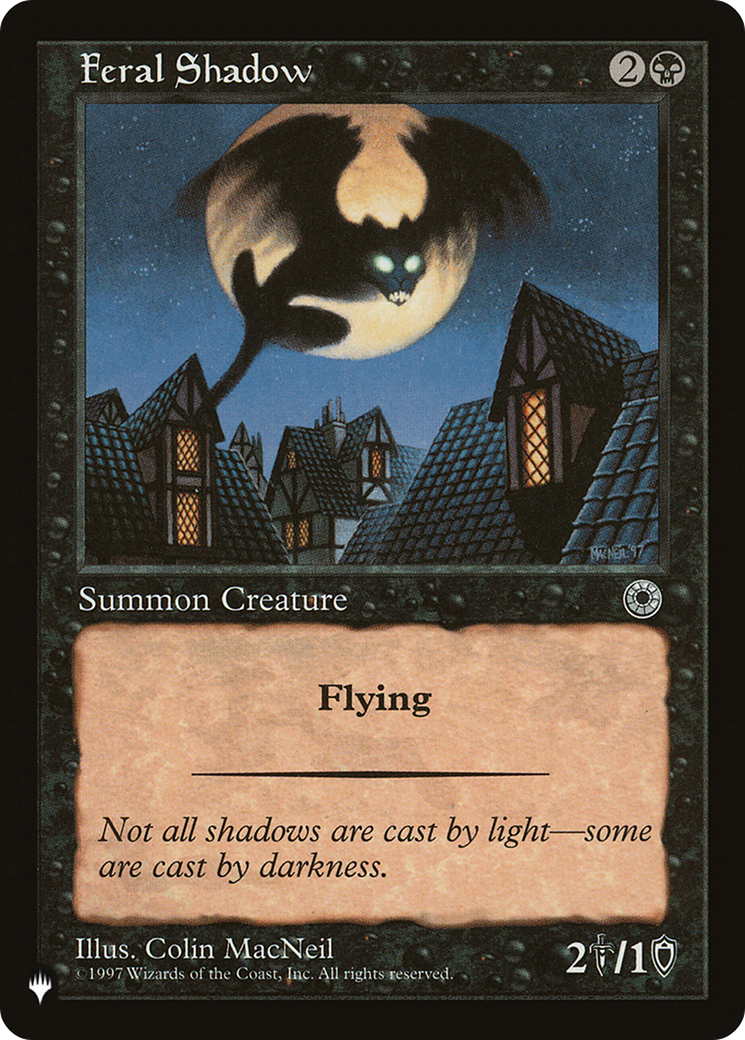 Feral Shadow [The List Reprints] | Silver Goblin