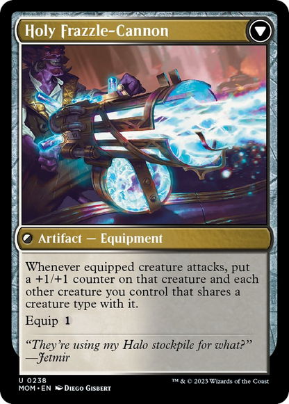 Invasion of New Capenna // Holy Frazzle-Cannon [March of the Machine] Foil
