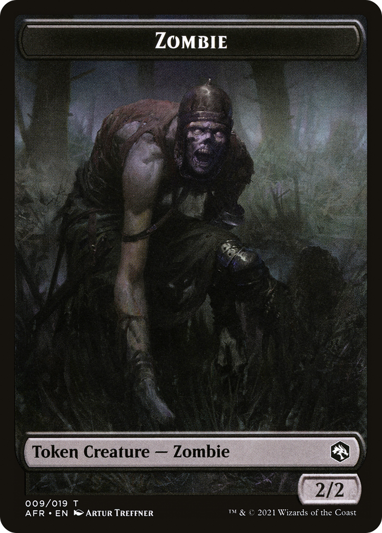 Zombie Token [Dungeons & Dragons: Adventures in the Forgotten Realms Tokens] | Silver Goblin