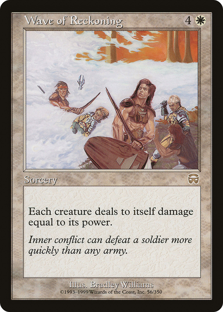 Wave of Reckoning [Mercadian Masques] Foil