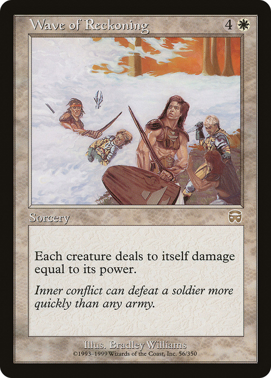 Wave of Reckoning [Mercadian Masques] Foil
