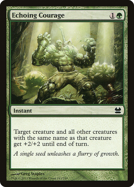 Echoing Courage [Modern Masters] Foil