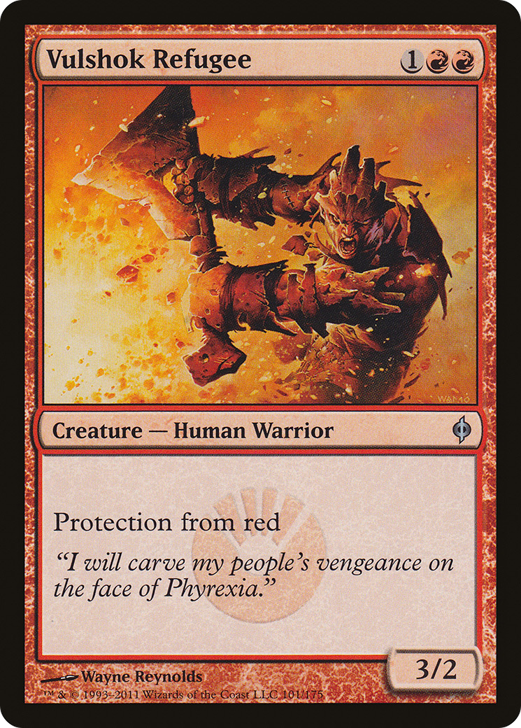 Vulshok Refugee (101) Foil - New Phyrexia